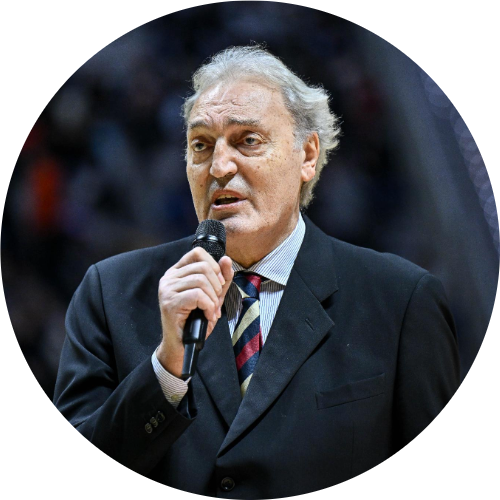 Dino Meneghin + ' ' + Presidente onorario, FIP